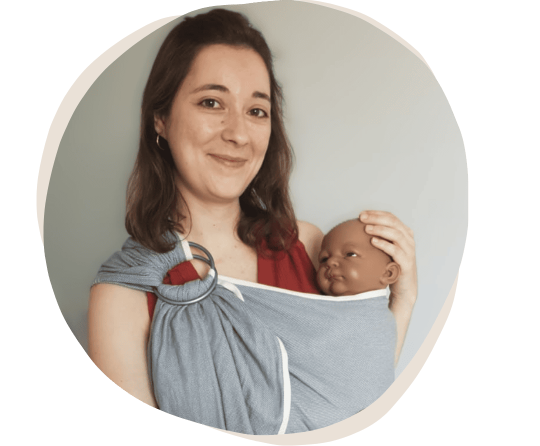 Aude doula porte bébé